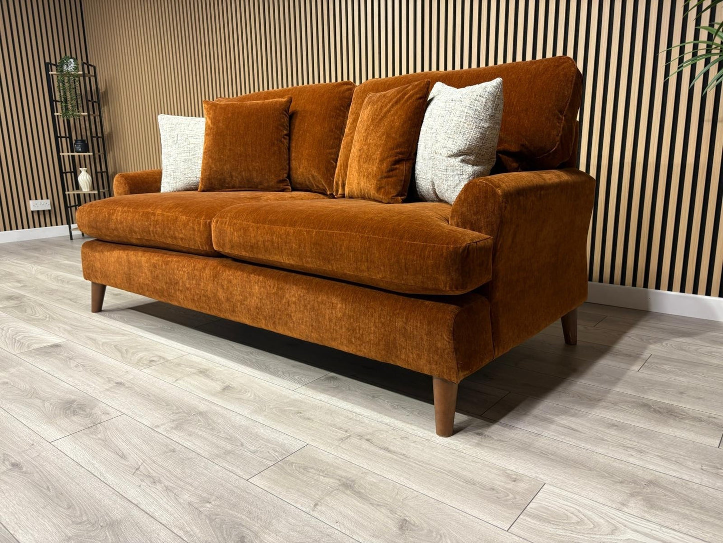 Furniture Village JACKSON Fabric Velvet 3 Seater Sofa - RRP £995