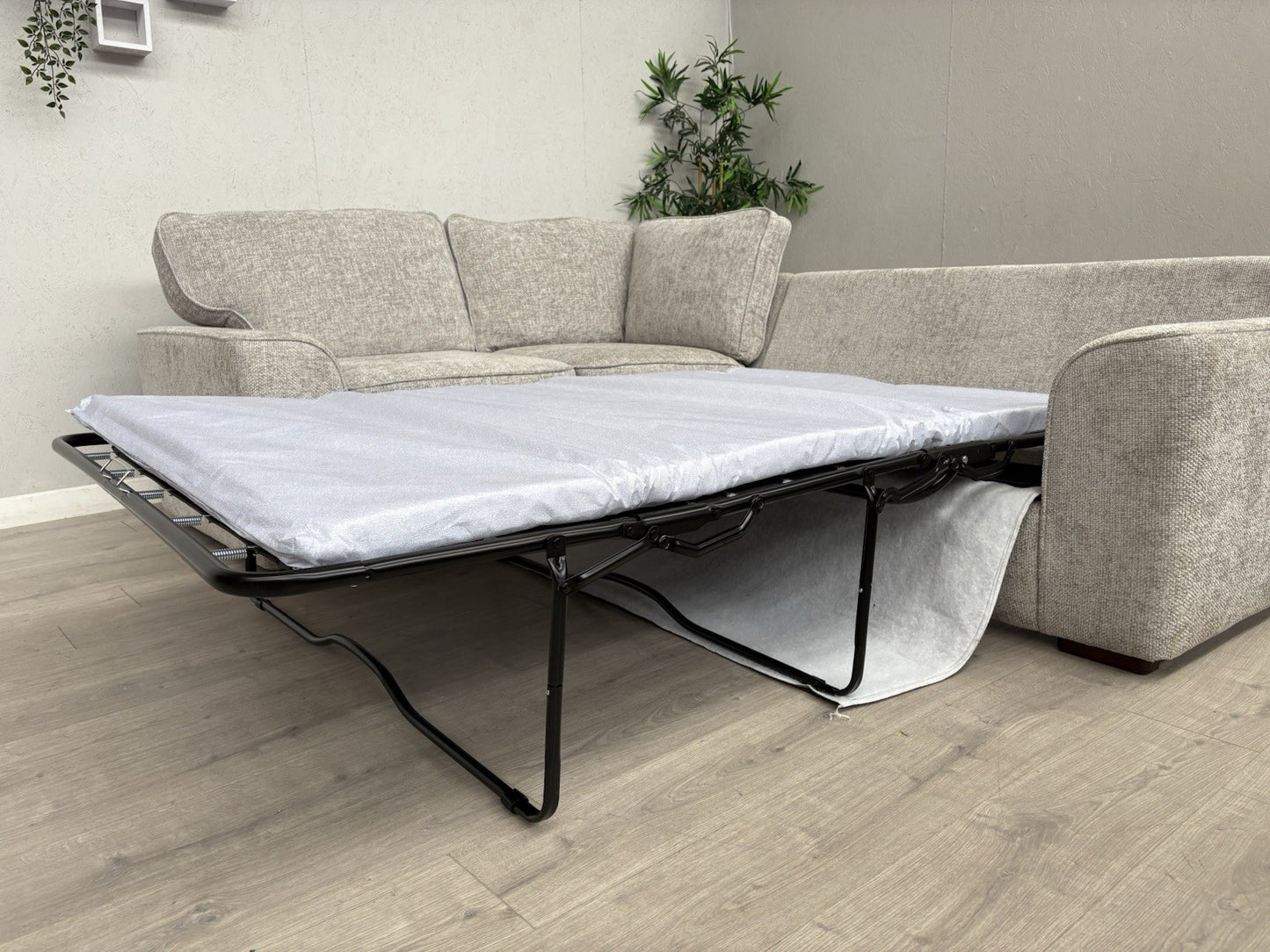 Furniture Village EMILIA Fabric LHF Small Sofa Bed Corner Sofa - RRP £2,095