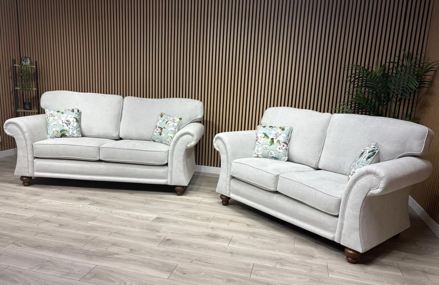 Furniture Village Grosvenor Fabric 3+2 Seater Sofa Set - RRP £2795