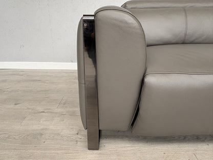 Furniture Village GISELLA Leather 3 Seater Sofa + Armchair Power Set - RRP £4390