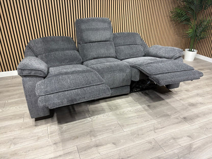 ORLANDO Fabric 3 Seater Power Recliner Sofa - RRP £1799