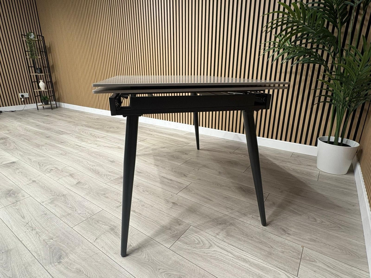 NEXT Sample - Verona Slate Effect Extendable Dining Table  - RRP £599