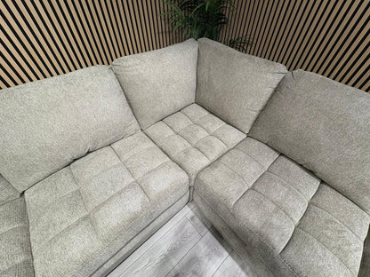 DFS - MAVAM Modular Premium Fabric 2 Corner 2 Sofa + Footstool - RRP £3499