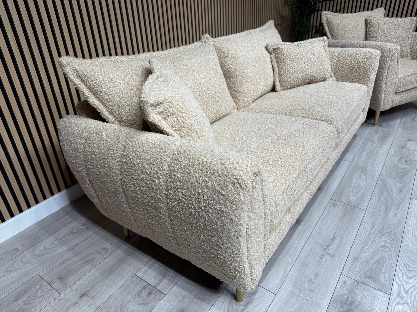 Sofology - Gabrielle Style Fabric 3 Seater Sofa + Armchair Set - RRP £2,898