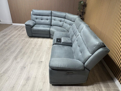 SCS Belford 1 Corner 3 Power Recliner Sofa with Media Console - RRP £2599
