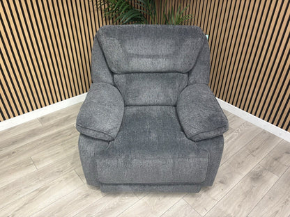 ORLANDO Fabric Power Recliner Armchair - RRP £1399