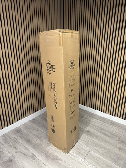 SPRING KING Deluxe Ortho 2000 4ft 6 Double Mattress BRAND NEW BOXED - RRP £499