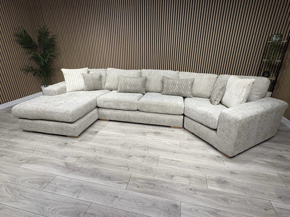 DFS Sample - Pandora LHF Large Chaise Corner Sofa - RRP: £3495