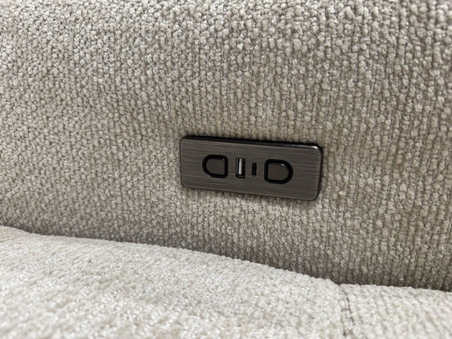 DFS Una 3 Seater Sofa + Love Chair Power Slider Set RRP £2398