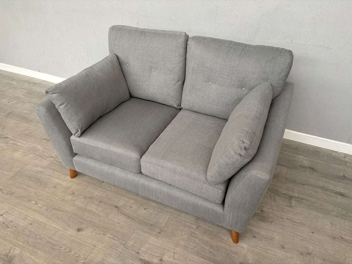 John Lewis ALFIE Fabric Small 2 Seater Sofa, Light Grey - RRP £849