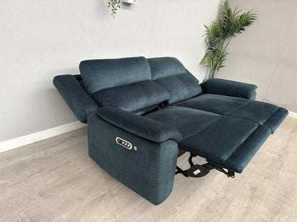 Furniture Village UTAH Fabric 3 Seater Power Recliner, Lumbar Sofa - RRP £1,995