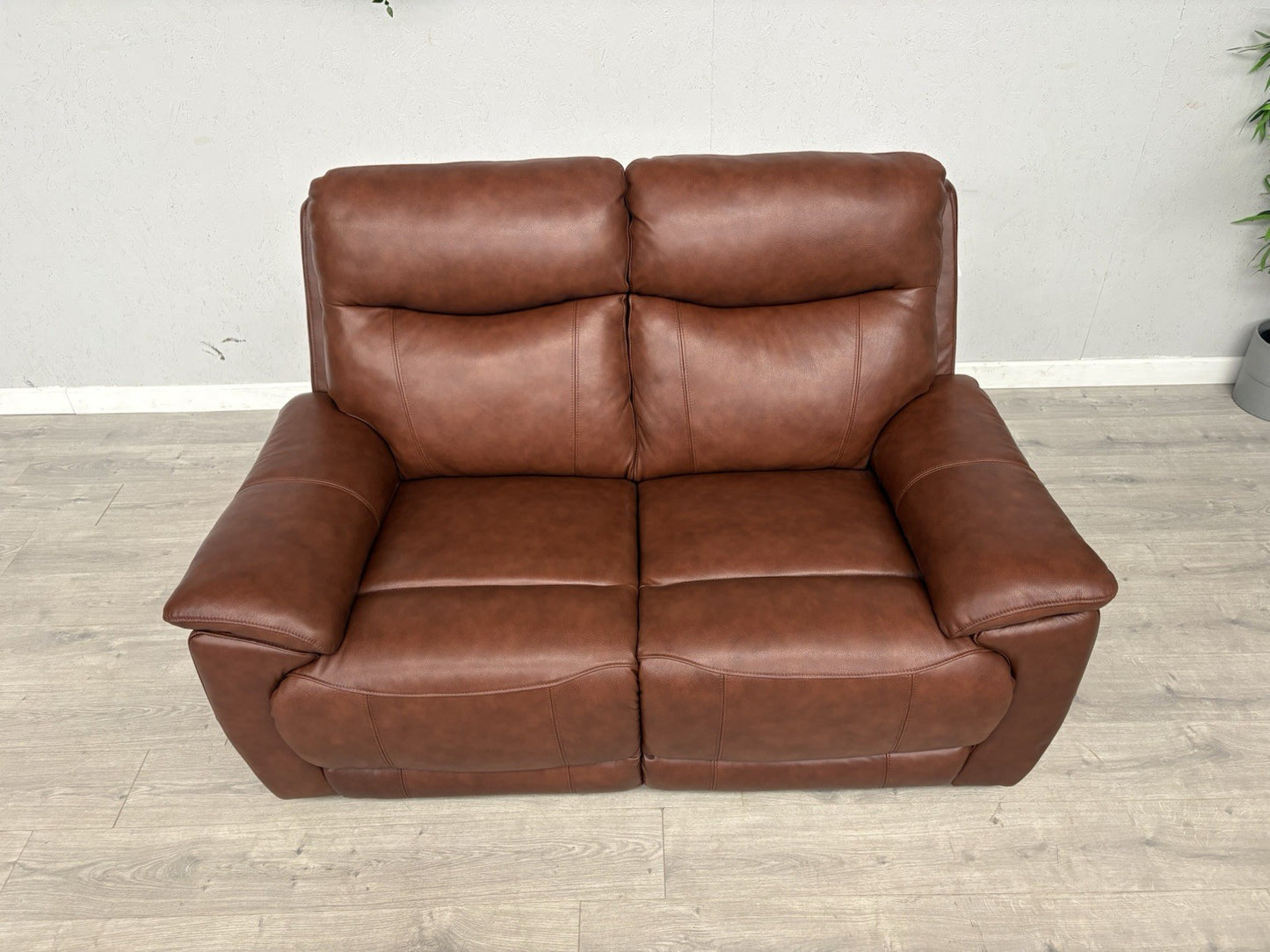 Furniture Village SLOANE Leather 2 Seater Sofa - RRP £1,295