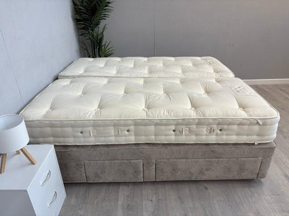 Hypnos Luxurious Earth 02 6ft Superking Mattress Zip and Link, Medium RRP £3,299