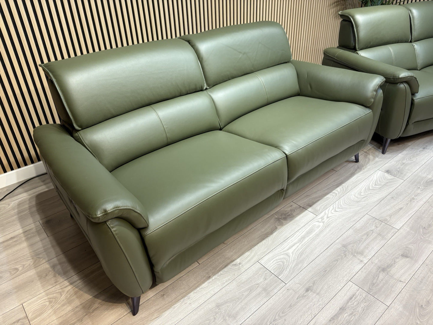 Furniture Village JUDE Style Leather 3 + 2 Seater Power Sofa Set - RRP £4,690