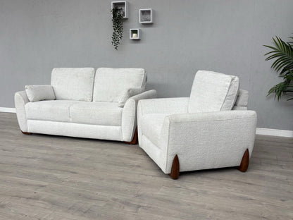DFS Elana Fabric 3 Seater Sofa and Armchair Set RRP £1298