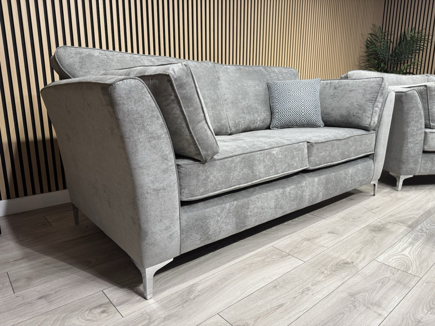 Furniture Village SASHA Fabric 3+2 Seater + Footstool Sofa Set - RRP £3490