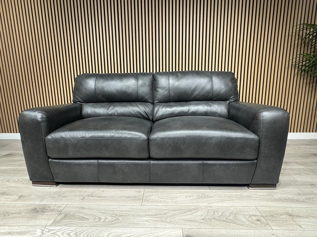 ScS Sisi Italia LUCCA Leather 2 x 3 Seater Sofa Set - RRP £4498