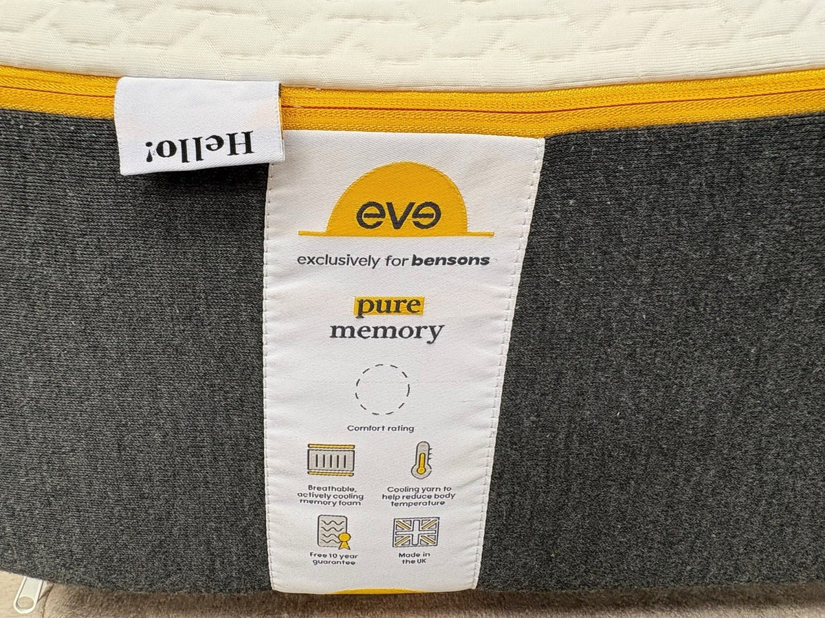 EVE Pure Memory 6ft Superking Mattress, Medium - RRP £1,549