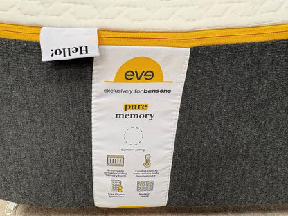 EVE Pure Memory 6ft Superking Mattress, Medium - RRP £1,549