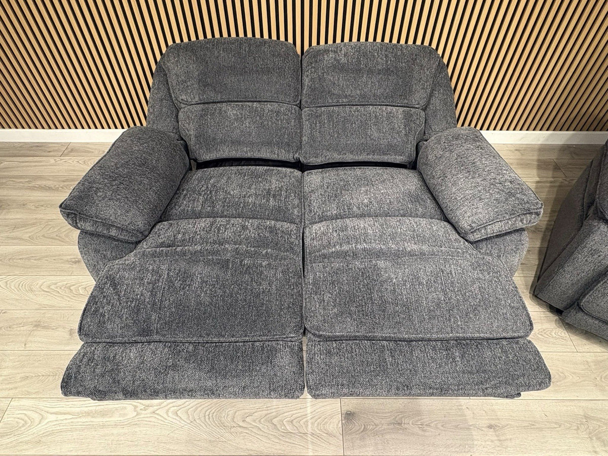 ORLANDO Fabric 2 Seater Power Recliner Sofa - RRP £1599