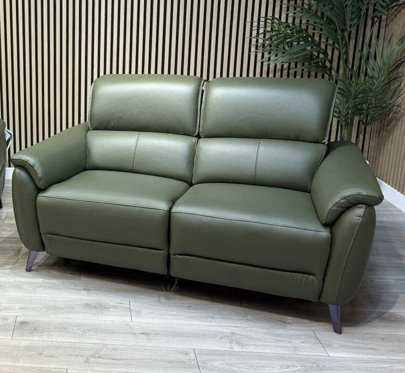 Furniture Village JUDE Style Leather 2 Seater Sofa - RRP £1795