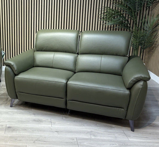 Furniture Village JUDE Style Leather 2 Seater Sofa - RRP £1795