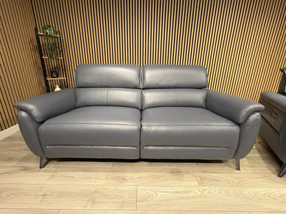 Furniture Village JUDE Style Leather 3 + 2 Seater Power Sofa Set - RRP £4,690