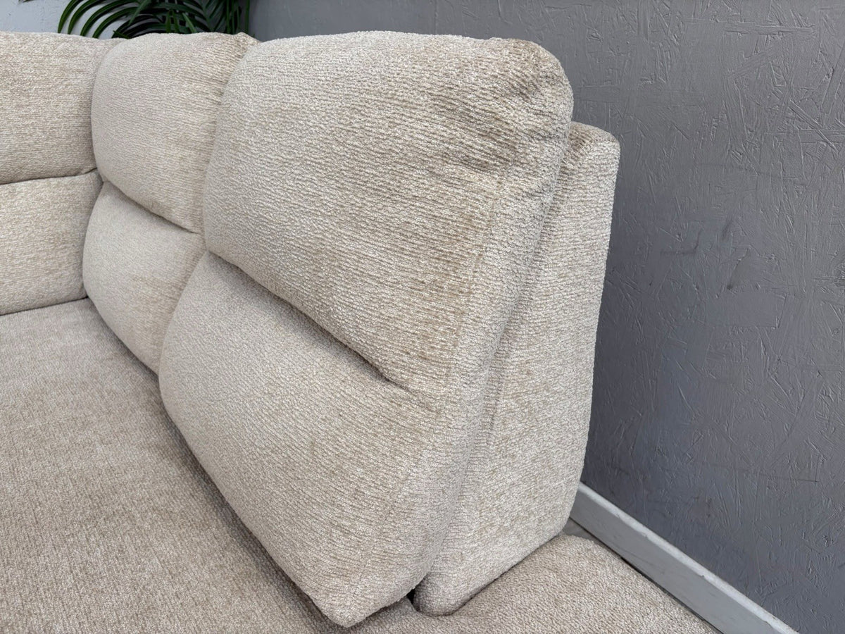 DFS DAVIS RHF Chaise Power Recliner Storage Fabric Corner Sofa - RRP £1,599