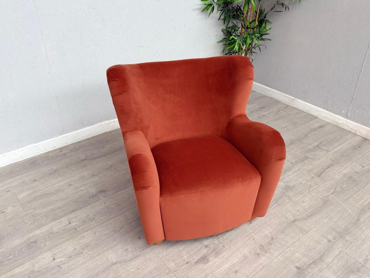 Westbridge BACHO Fabric Wingback Accent Chair / Armchair - RRP £899