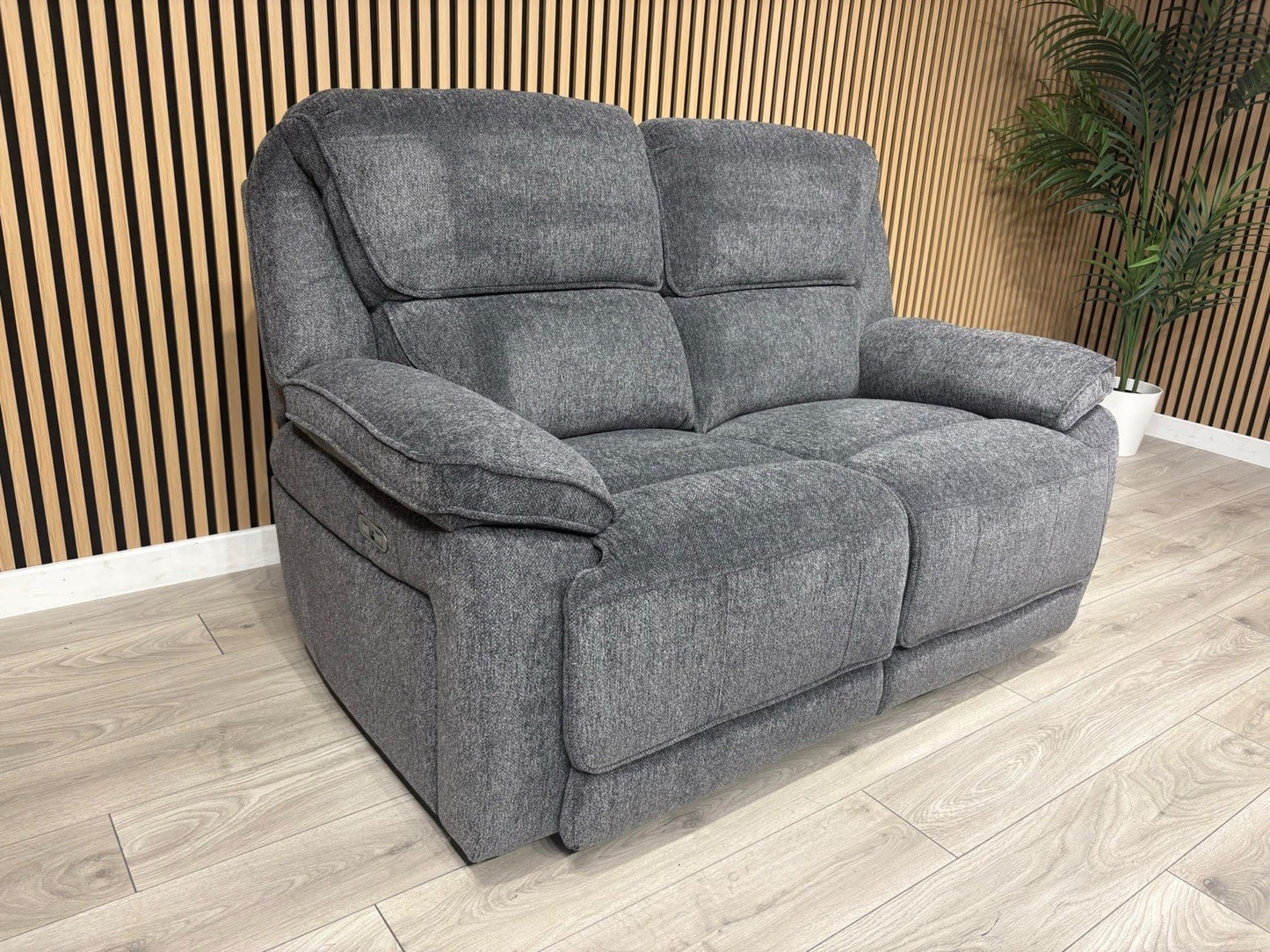 ORLANDO Fabric 2 Seater Power Recliner Sofa - RRP £1599