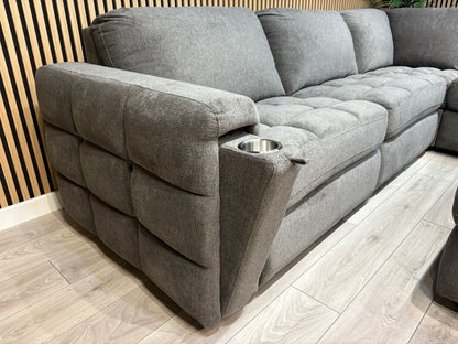 DFS - MAVAM Modular Premium Fabric 2 Corner 2 Sofa + Footstool - RRP £3499