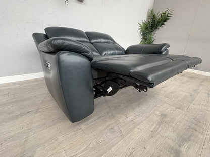 Furniture Village UTAH Leather 2 Seater Power Recliner, Lumbar Sofa - RRP £2,195