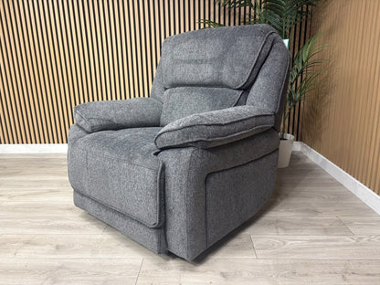 ORLANDO Fabric Power Recliner Armchair - RRP £1399