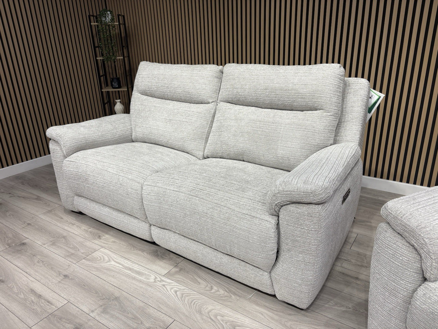 NAVONA 3 Seater + 2 Seater Fabric Sofa Set, Power Recliners - RRP £3,298