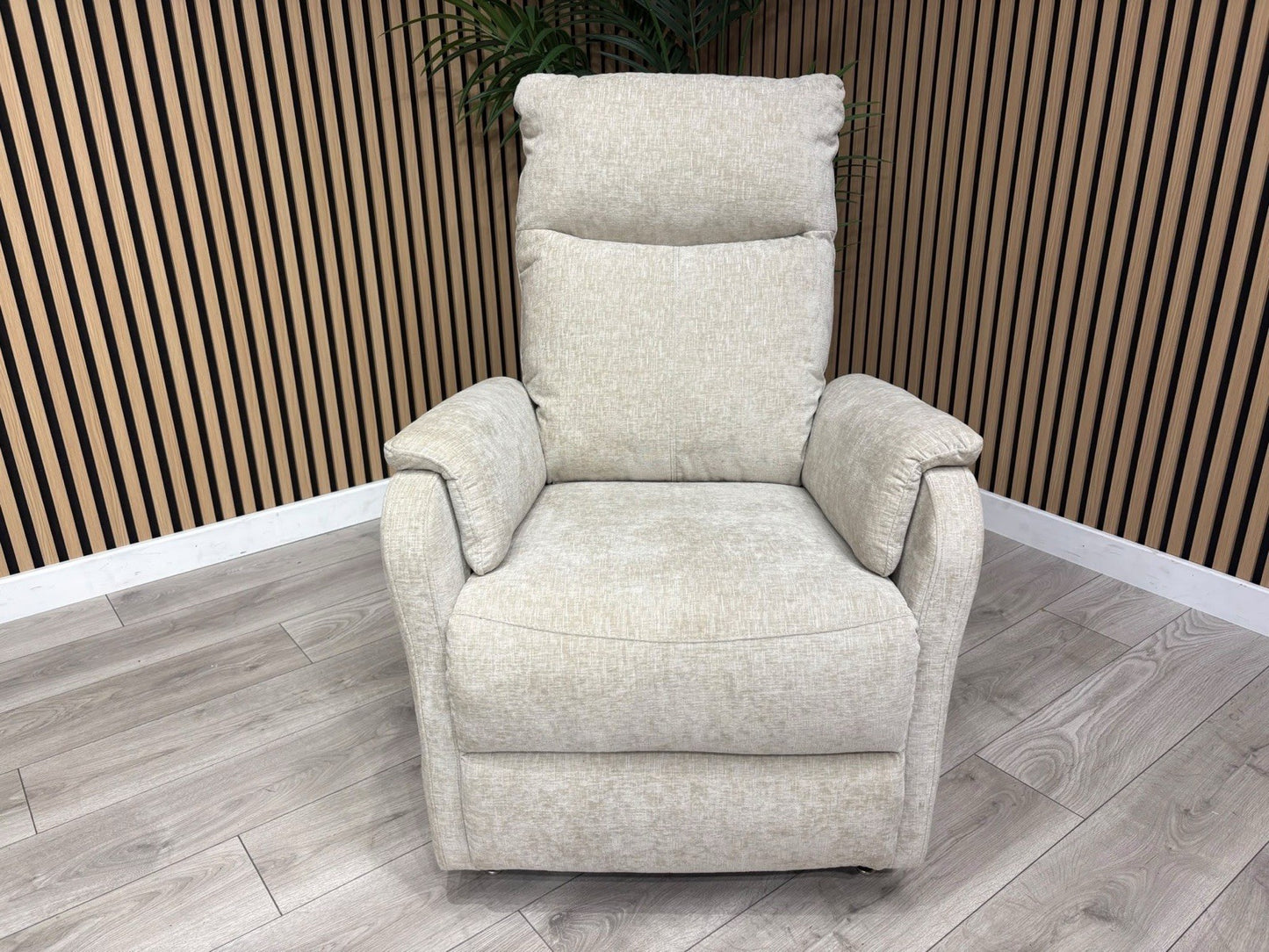 Furniture Village Fabric Rise & Recline Armchair, Linen - RRP £1299