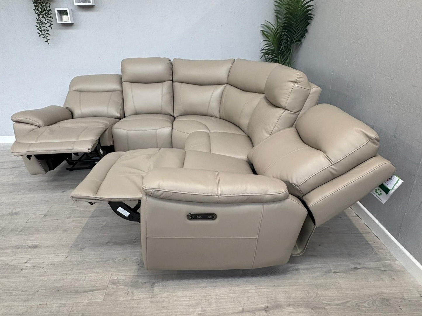 Furniture Village - SLOANE Leather Large Power Recliner Corner Sofa - RRP £1,995