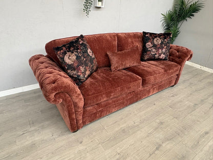 Victoria Fabric 4 Seater Sofa - RRP £2299
