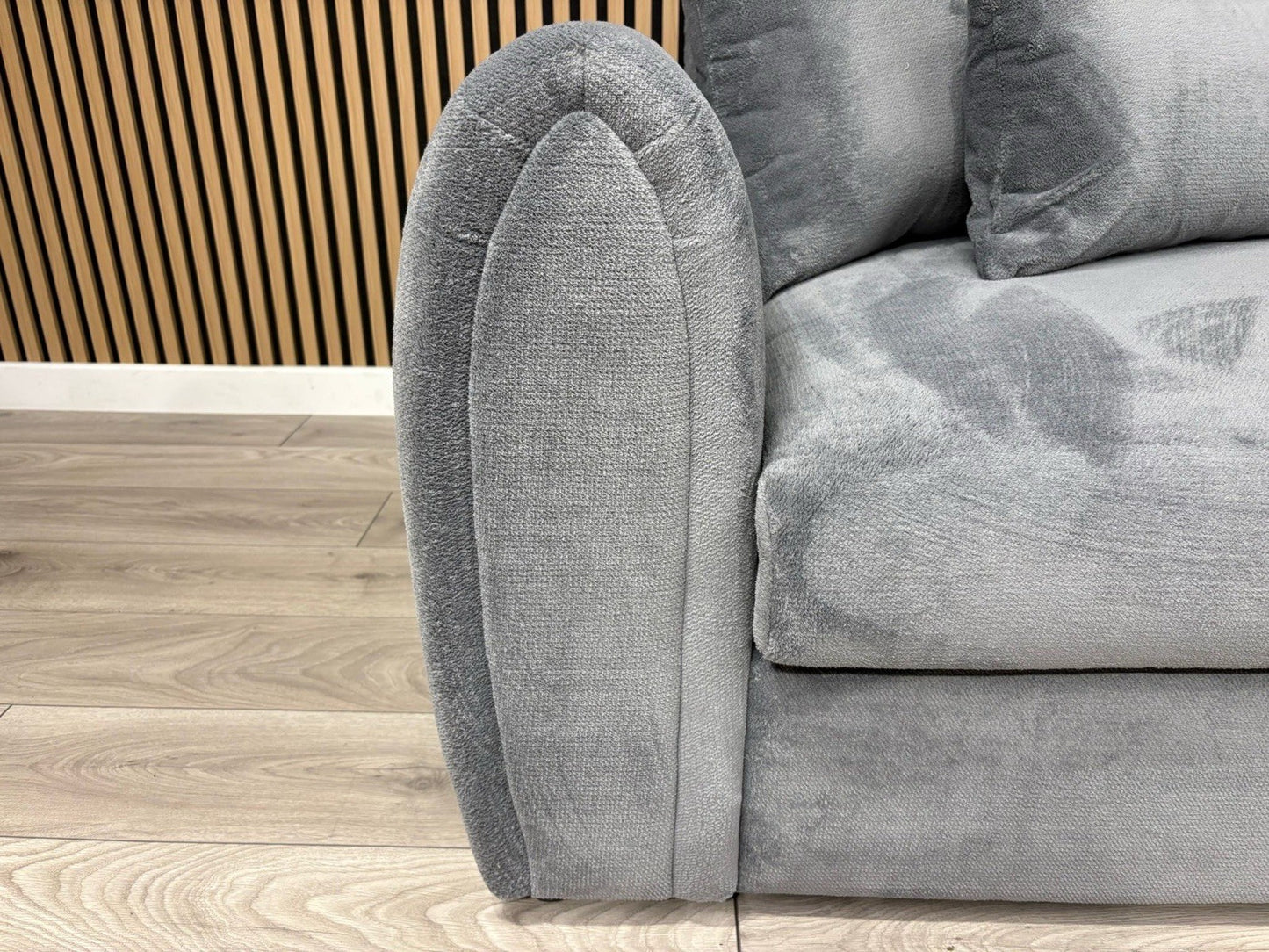 Sofology MARBLE ARCH Style Fabric RHF Corner Sofa, Grey - RRP £3,599