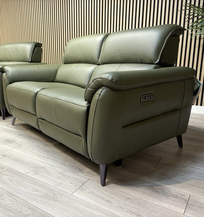 Furniture Village JUDE Style Leather 2 Seater Sofa - RRP £1795