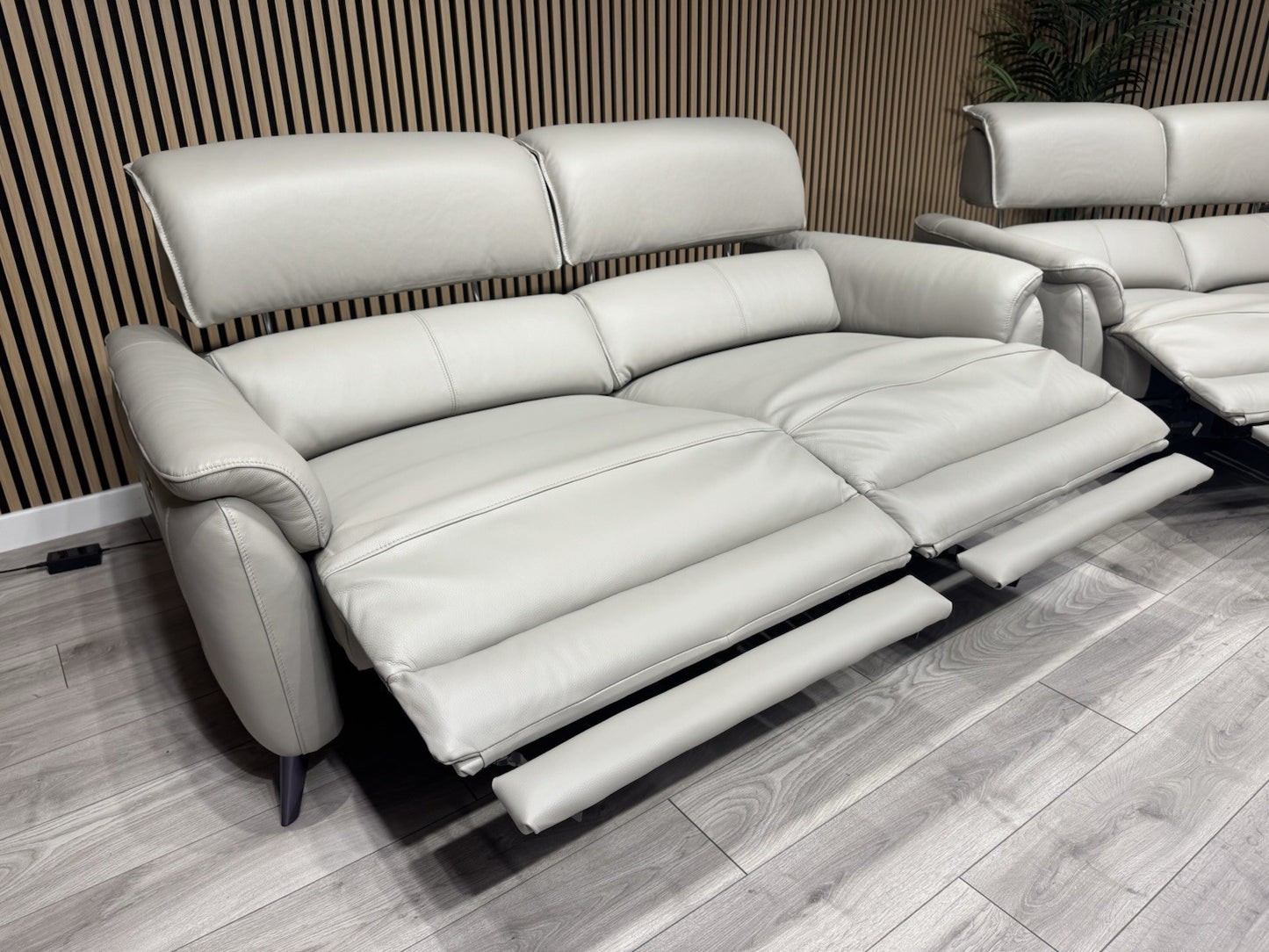 Furniture Village JUDE Style Leather 3 + 2 Seater Power Sofa Set - RRP £4,690