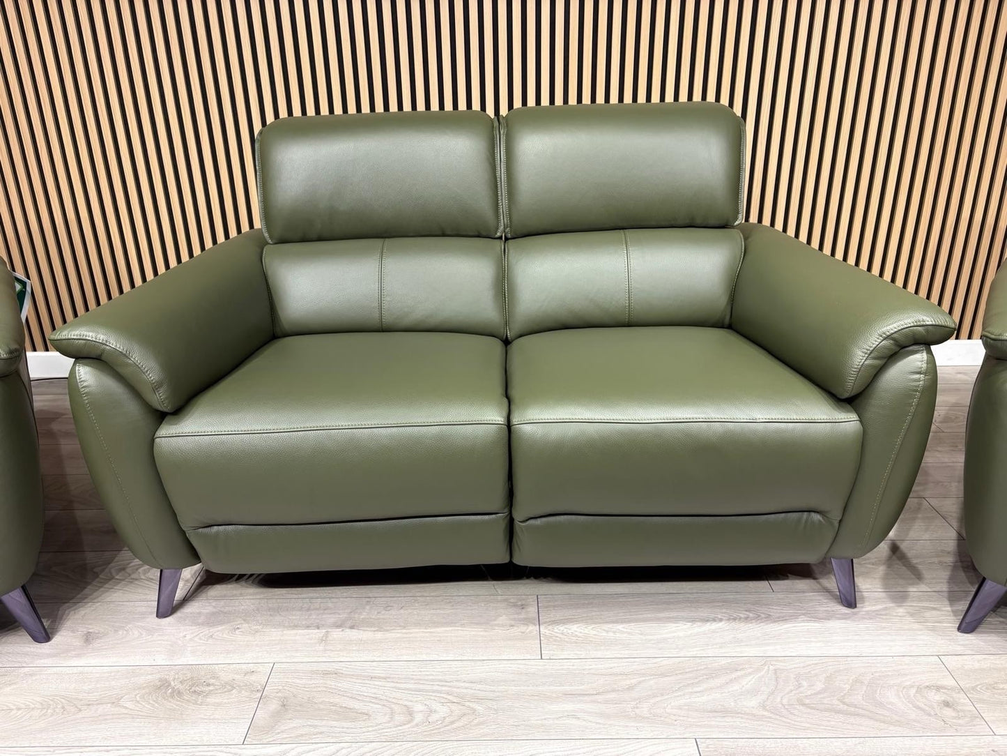 Furniture Village JUDE Style Leather 2 Seater Sofa + 2 x Armchairs - RRP £6,485