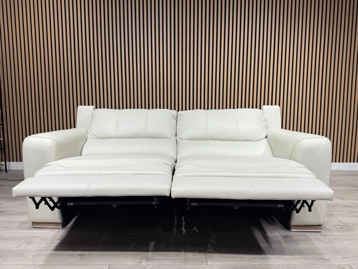 ScS Sisi Italia LUCCA Leather Power Recliner Sofa + Armchair Set - RRP £4298