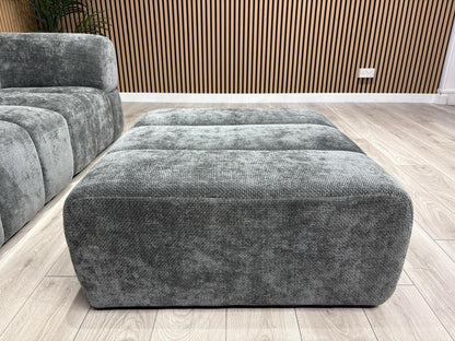 Taskers KIRWIN Large Fabric 3 Seater Sofa + Footstool - RRP £2,999