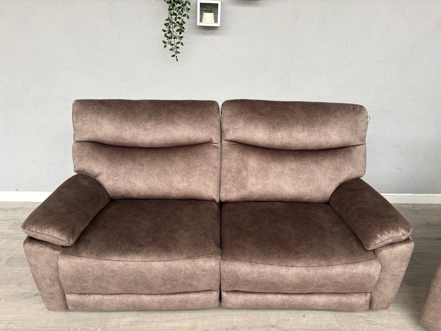 DFS - FAXON Fabric 3 Seater Sofa + Armchair, Power Recliner Sofa Set - RRP £1548