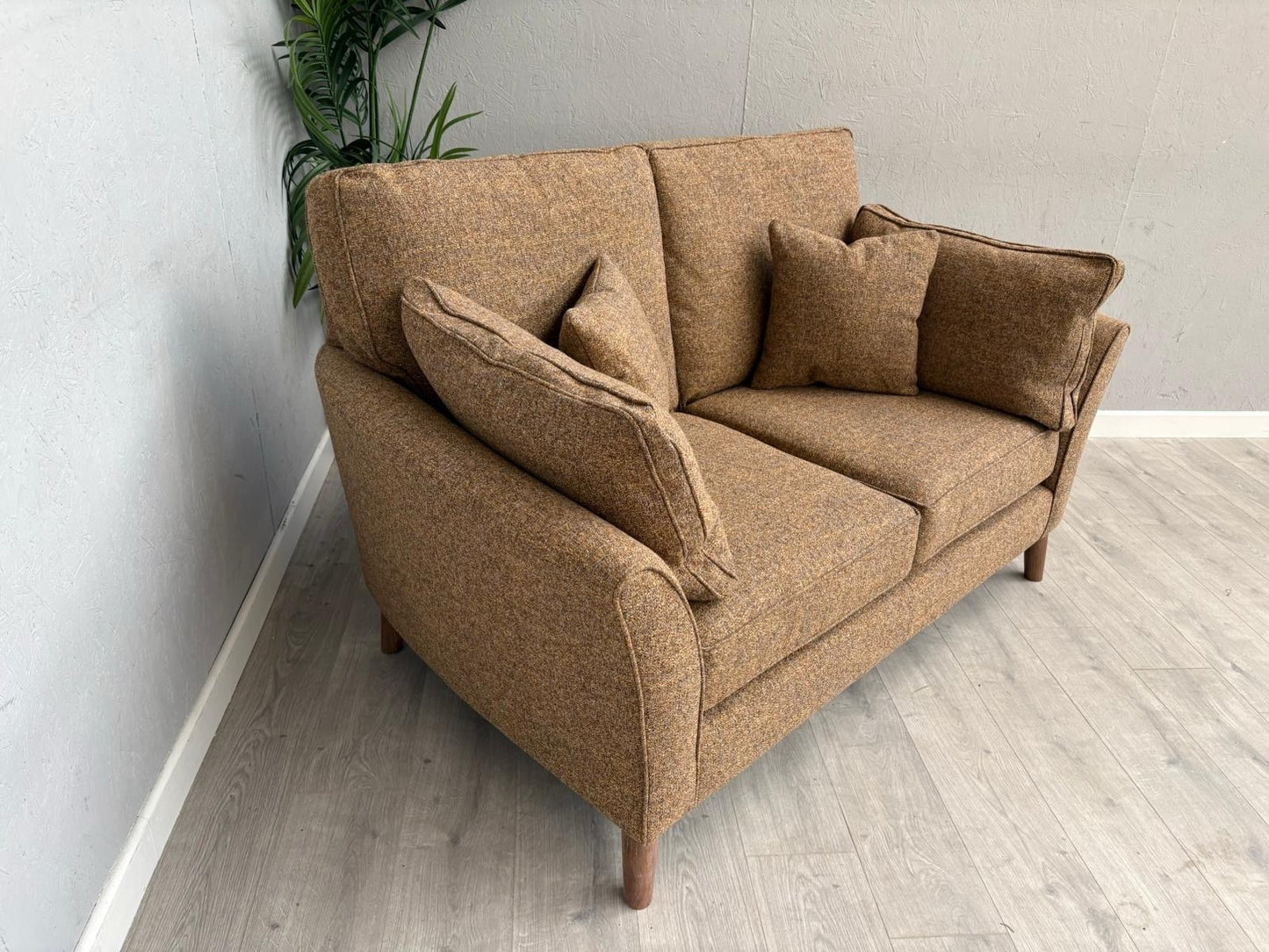 Westbridge DIXIE Small Fabric 2 Seater Sofa, Ochre - RRP £1,899