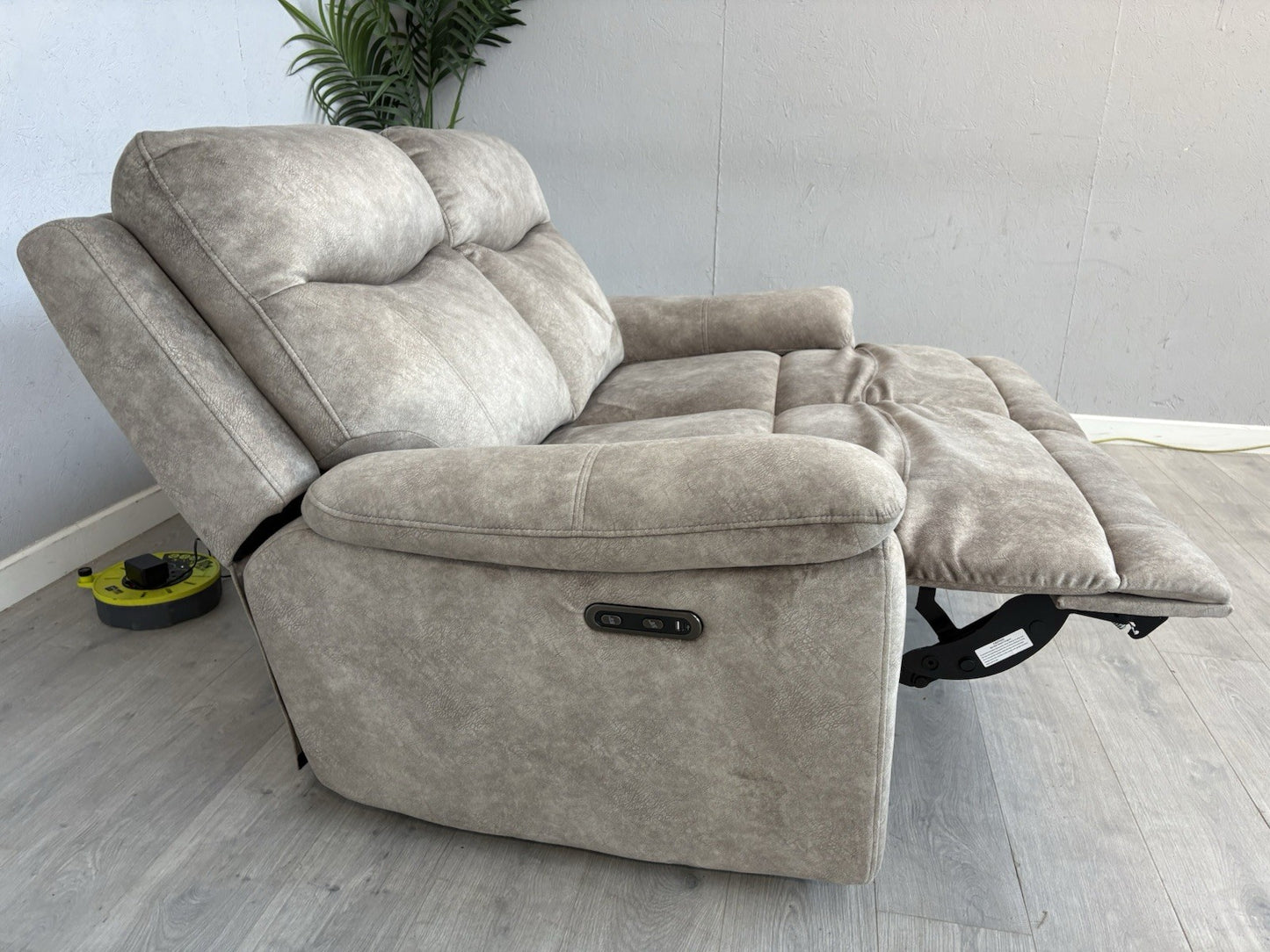 Furniture Village SLOANE Fabric 2 Seater Power Recliner Sofa - RRP £945