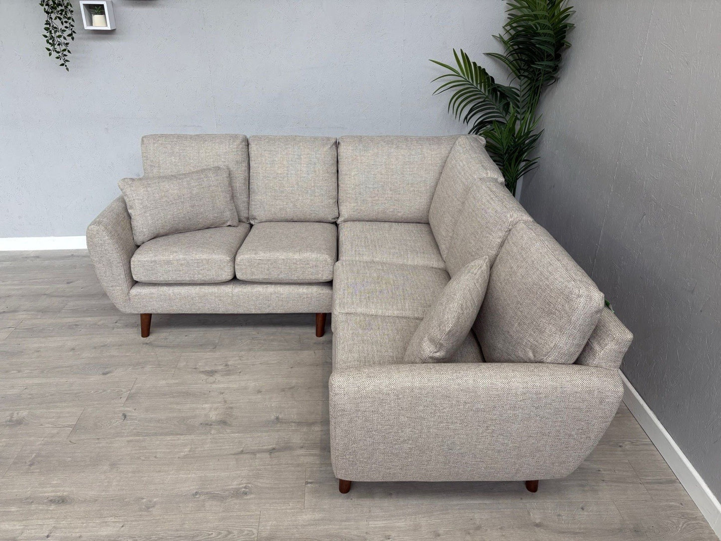 NEXT - WILSON Fabric Small Corner Sofa ( 2 Corner 2 ) Mid Natural - RRP £1,550