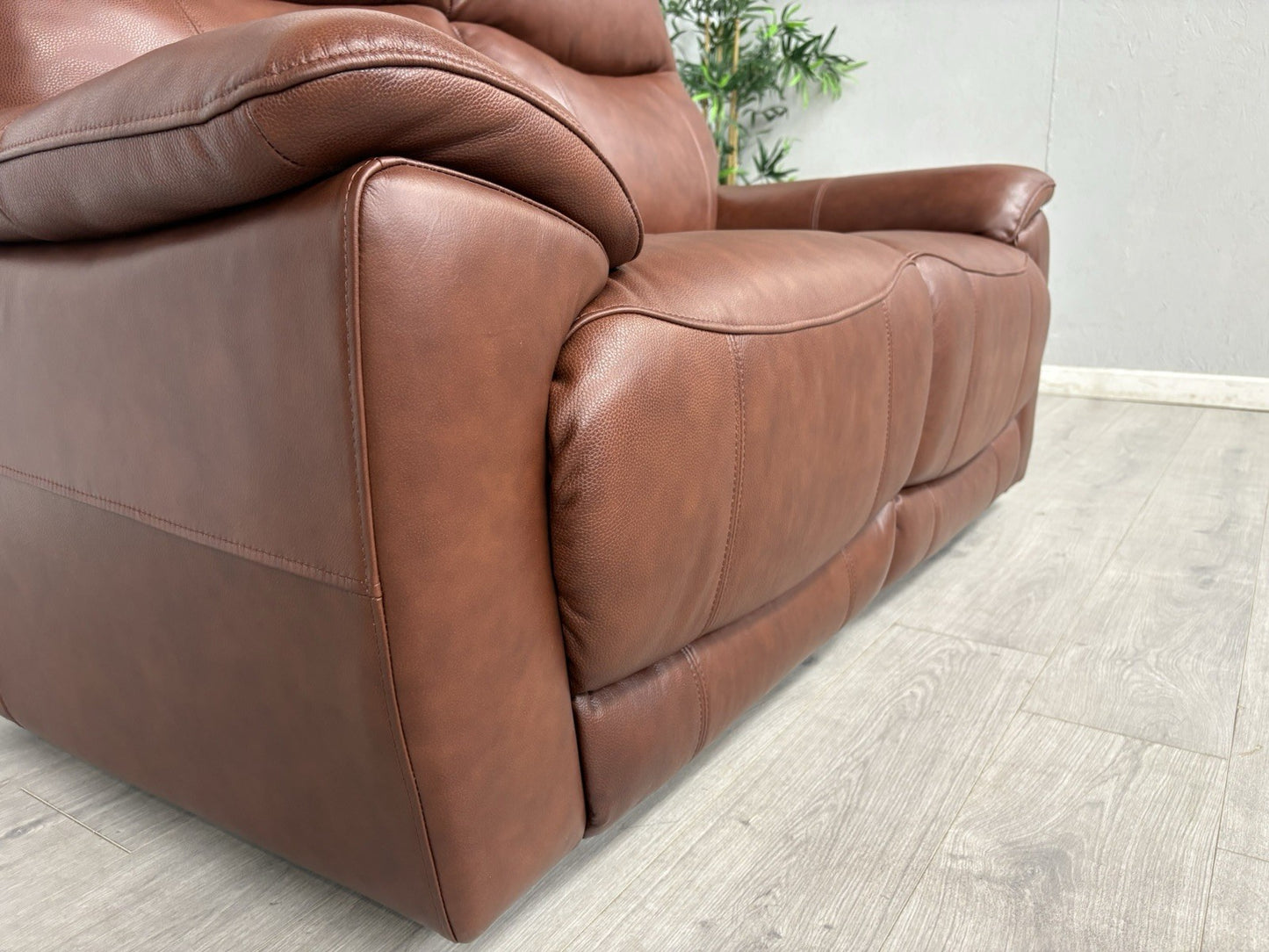 Furniture Village SLOANE Leather 2 Seater Sofa - RRP £1,295