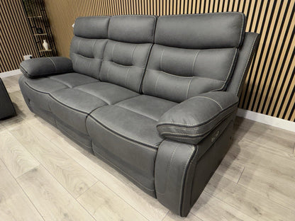 DFS Eiger Style Fabric 3+2 Seater Power Sofa Set RRP £2788