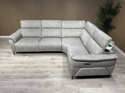 Furniture Village EZRA Style Fabric RHF Corner Sofa Power Recliners - RRP £3295